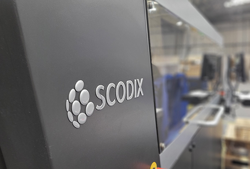 Scodix Ultra 2000 digital embellishment machine installed at Delga Press