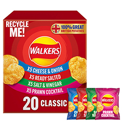 Walker multi pack of crisps in a box